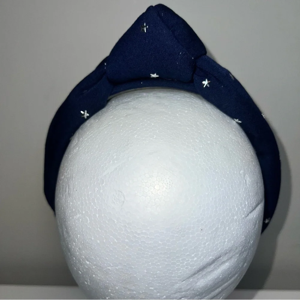 Claire’s Navy Star Knot Headband
